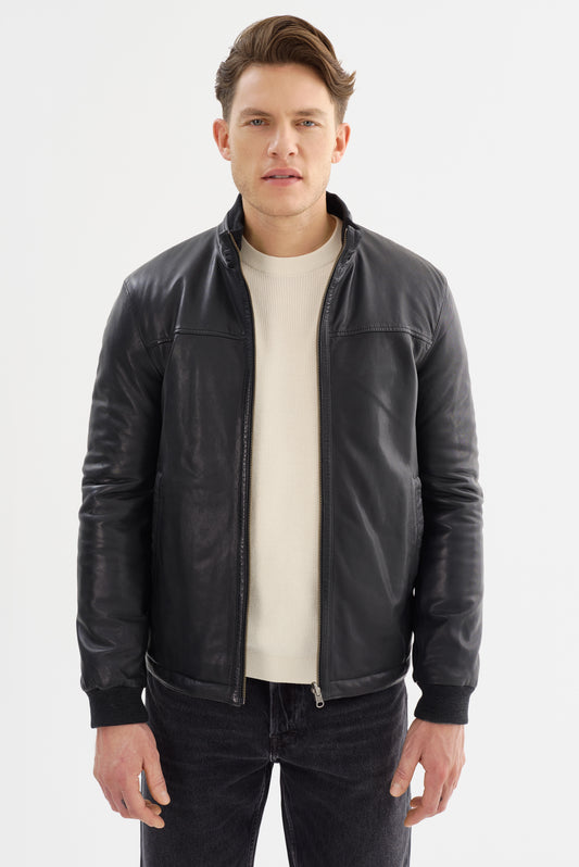 CARSON Reversible Leather Jacket