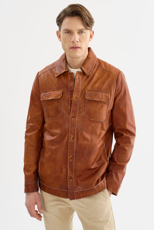FERRY Leather Shirt